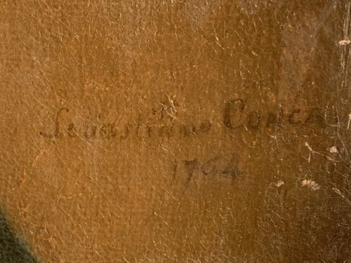 Sebastiano Conca auch bekannt als "Il Cavaliere" (1680 Gaeta - 1764 Neapel) Madonna del latte signiert und datiert