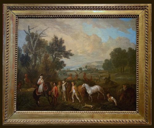 Jan Peeter Verdussen (1700-1763) Bei der Ernte signiert