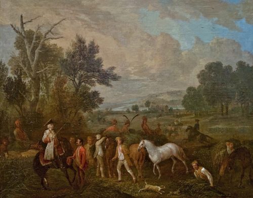Alternative view of Jan Peeter Verdussen (1700-1763) Bei der Ernte signiert
