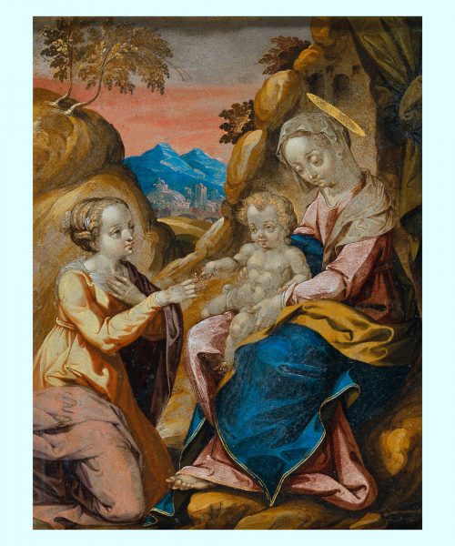 Alternative view of Francesco Cavazzoni (1559-1616) Die mystische Vermählung der heiligen Katharina