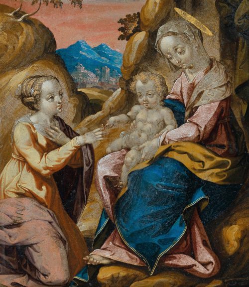 Francesco Cavazzoni (1559-1616) Die mystische Vermählung der heiligen Katharina