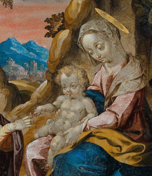 Francesco Cavazzoni (1559-1616) Die mystische Vermählung der heiligen Katharina