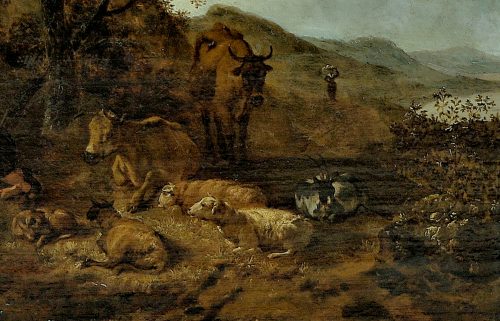 Hendrick Mommers 1623-1693 Pastorale