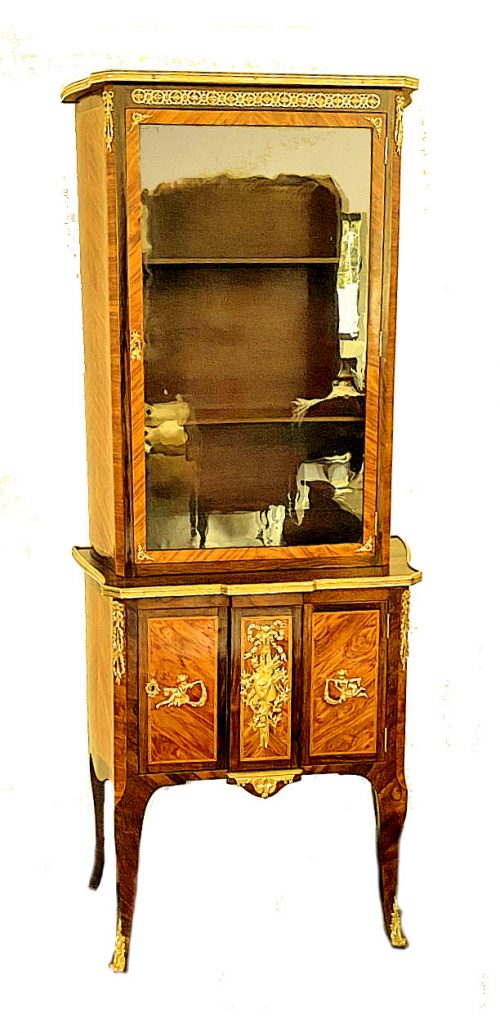 Alternative view of Vitrine Klassizismus Frankreich Transition um 1765 Nicolas Petit attr.