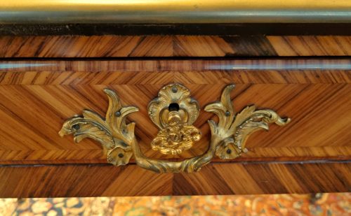 Schreibtisch Rokoko Bureau Plat Frankreich Louis XV um 1760