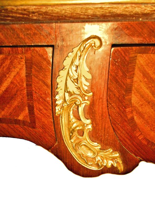 Schreibtisch Rokoko Bureau Plat Frankreich Louis XV Pierre Roussel attr.