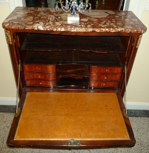 Sekretär Rokoko Frankreich Louis XV gestempelt Pierre II Migeon um 1750