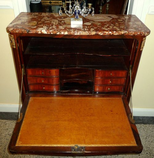 Sekretär Rokoko Frankreich Louis XV gestempelt Pierre II Migeon um 1750