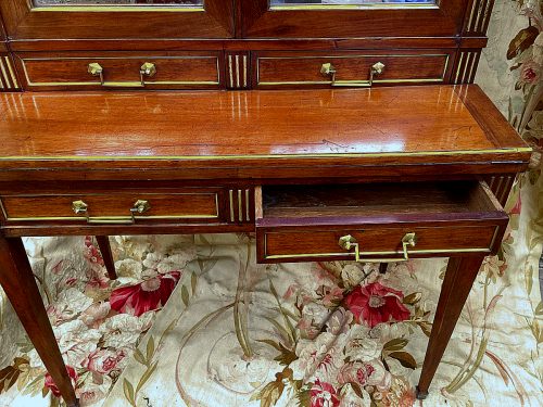 Sekretär Klassizismus Bonheur Du Jour Frankreich Louis XVI um 1775 gestempelt N.PETIT