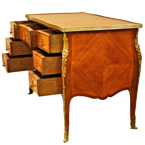Schreibtisch Rokoko Bureau Plat Frankreich Louis XV Joseph Schmitz i.d.A.