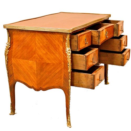 Schreibtisch Rokoko Bureau Plat Frankreich Louis XV Joseph Schmitz i.d.A.