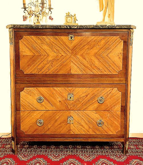 Alternative view of Sekretär Klassizismus Frankreich Louis XVI um 1775 gestempelt J.CAUMONT