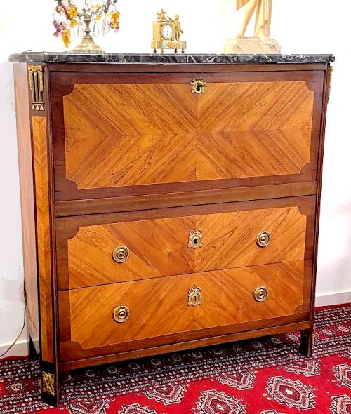 Sekretär Klassizismus Frankreich Louis XVI um 1775 gestempelt J.CAUMONT