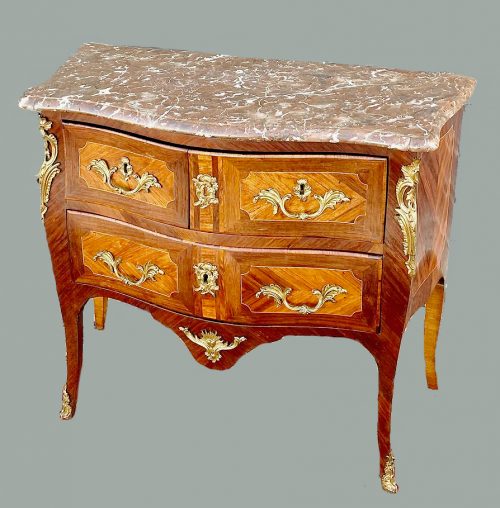 Kommode Rokoko Frankreich Louis XV gestempelt FROMAGEAU