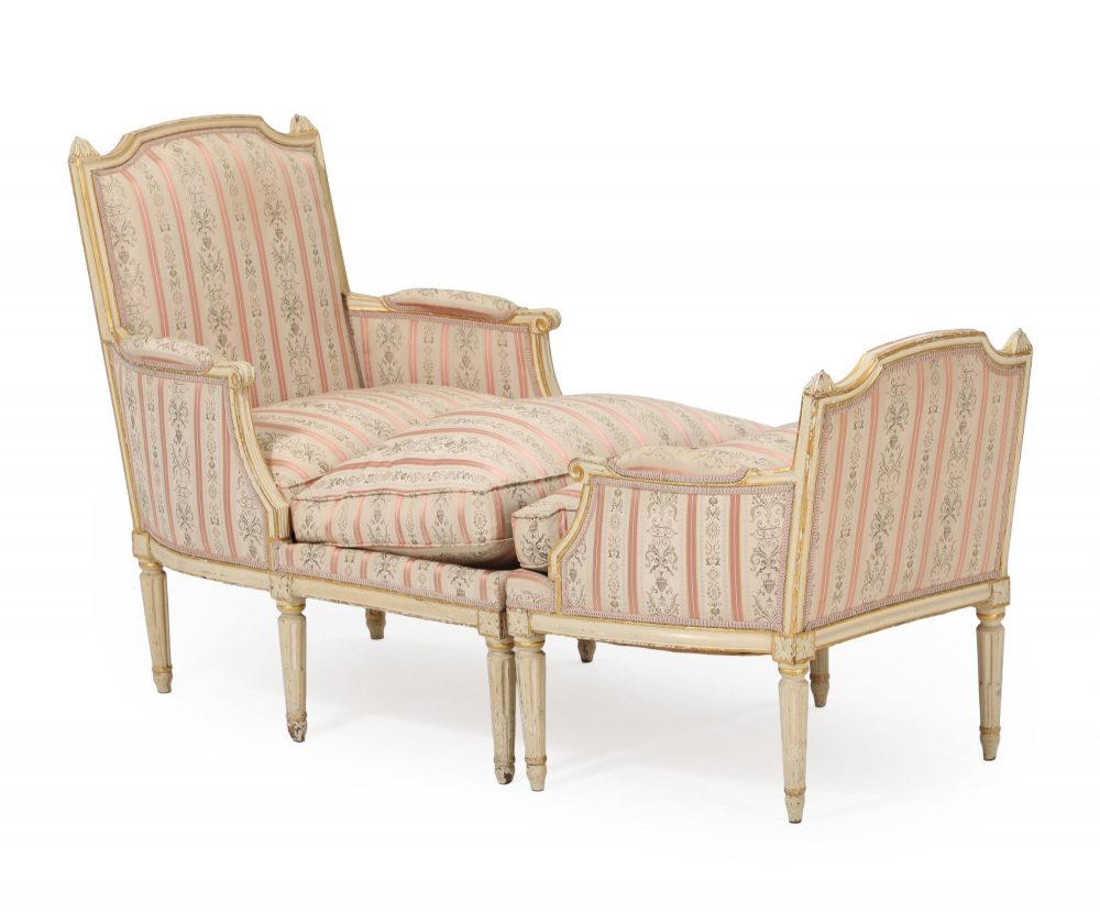 Sofa Chaiselongue Duchesse Klassizismus Frankreich Louis XVI um 1780