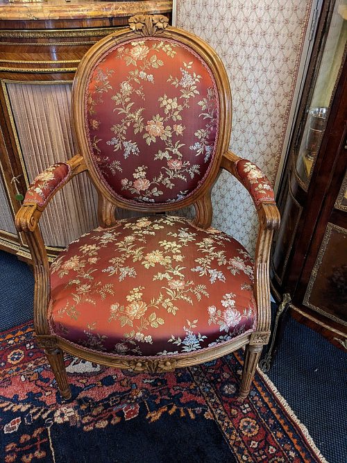 Sessel Klassizismus Paar Fauteuils Frankreich Louis XVI um 1780 gestempelt TILLIARD