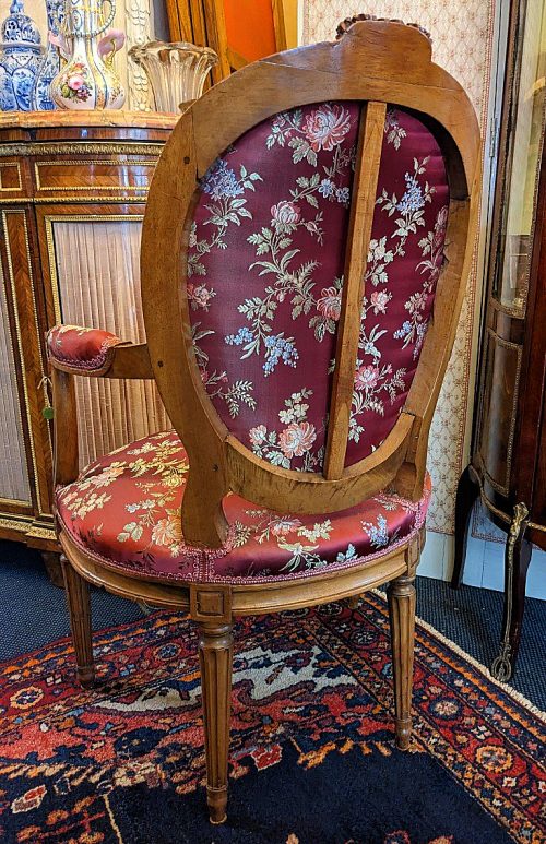 Sessel Klassizismus Paar Fauteuils Frankreich Louis XVI um 1780 gestempelt TILLIARD