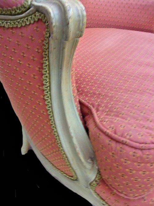 Sessel Rokoko Paar Bergeren Frankreich Louis XV um 1760 gestempelt P.REMY