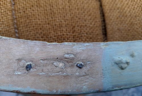 Sessel Rokoko Paar Bergeren Frankreich Louis XV um 1760 gestempelt P.REMY