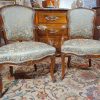 Sessel Rokoko Paar Fauteuils Frankreich Louis XV um1765 gestempelt J.DELAUNAY