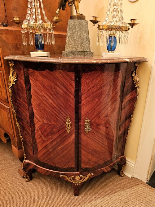 Encoignure Eckschrank Kommode Rokoko Frankreich Louis XV gestempelt TUART