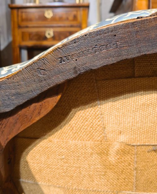 Sessel Rokoko Paar Fauteuils Frankreich Louis XV um1765 gestempelt J.DELAUNAY