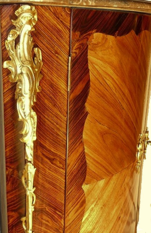 Encoignure Eckschrank Kommode Rokoko Frankreich Louis XV gestempelt TUART