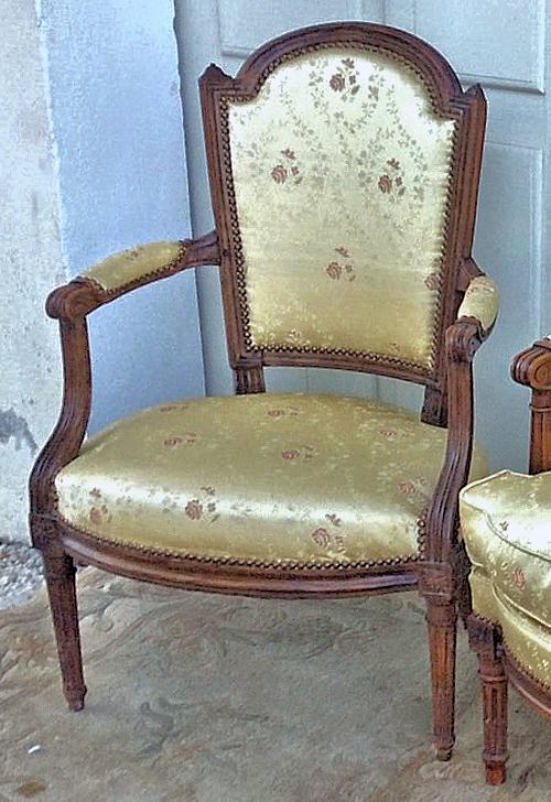 Alternative view of Sessel Klassizismus Fauteuil Frankreich Louis XVI um 1780