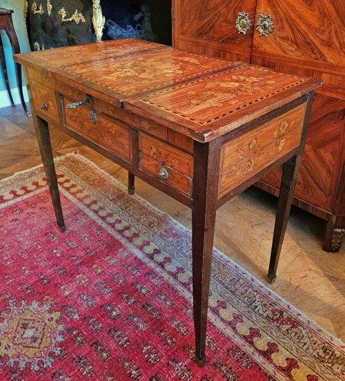 Schminktisch Klassizismus Poudreuse Coiffeuse Frankreich Louis XVI