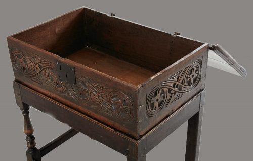 Kassettte für Urkunden Mittelalter 13.Jh. / 14.Jh.