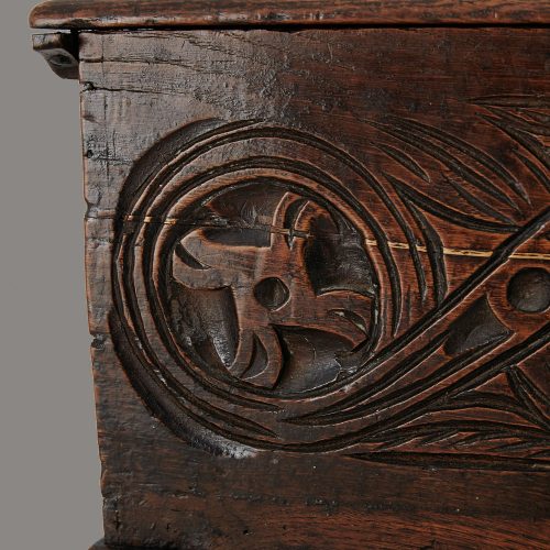 Kassettte für Urkunden Mittelalter 13.Jh. / 14.Jh.