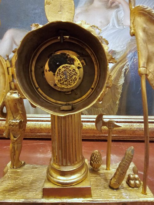 Tischuhr à la gloire de Louis XVI Klassizismus um 1770 Frankreich Pendule Louis XVI signiert Asselin à Rouen