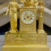 Kaminuhr Empire Pendule Frankreich um 1820 Venus mit Cupido