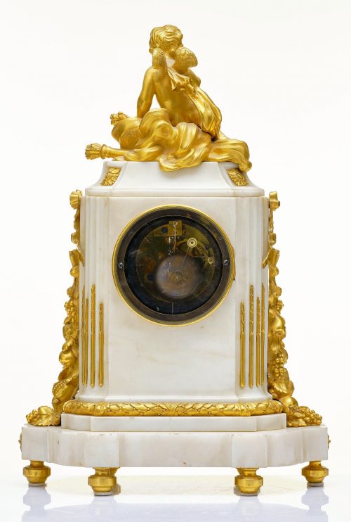 Pendule Kaminuhr « l'Amour vainqeur du Temps » Frankreich Louis XVI Klassizismus um 1780 bezeichnet : Leblond A PARIS