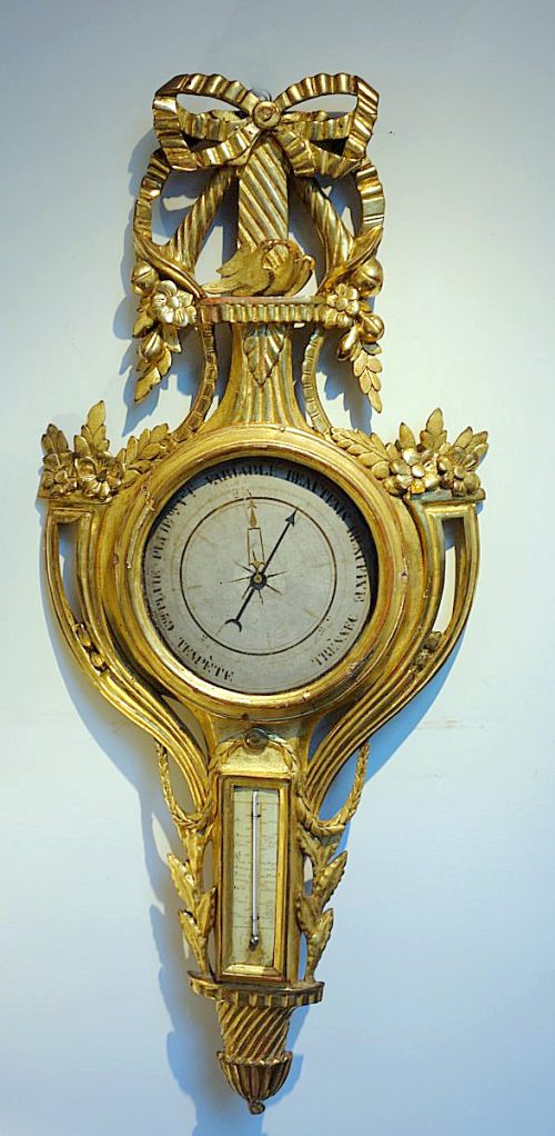 Thermometer Barometer Frankreich Louis XVI Klassizismus um 1770