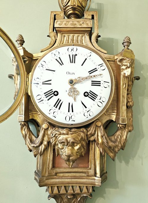 Alternative view of Carteluhr "au vase" Klassizismus Louis XVI der Entwurf von J.C. DELAFOSSE das Zifferblatt sign. OLIN A PARIS