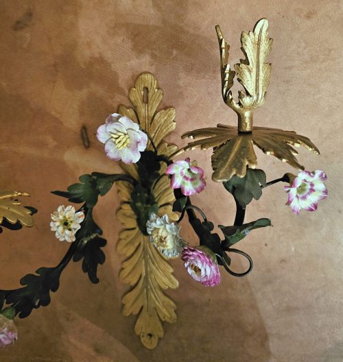 Appliken Rokoko Frankreich Louis XV um 1750 die Porzellanblüten Manufacture Royale de Vincennes