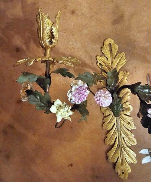 Appliken Rokoko Frankreich Louis XV um 1750 die Porzellanblüten Manufacture Royale de Vincennes