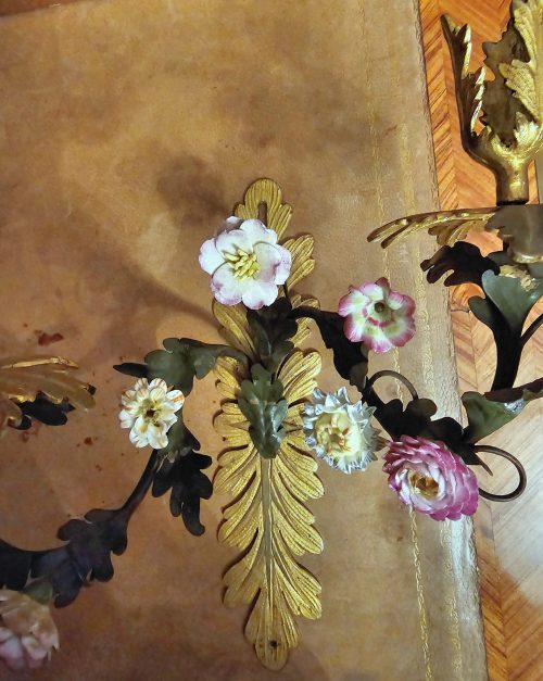 Alternative view of Appliken Rokoko Frankreich Louis XV um 1750 die Porzellanblüten Manufacture Royale de Vincennes