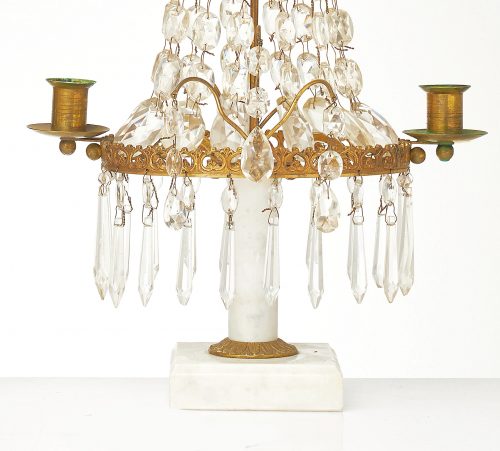 Kandelaber Paar Klassizismus Louis XVI Schweden 19.Jh.