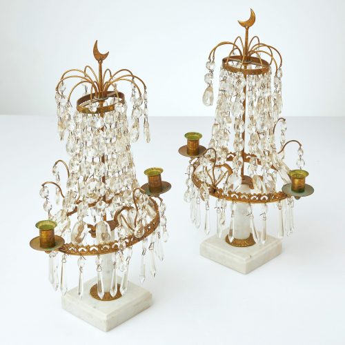 Kandelaber Paar Klassizismus Louis XVI Schweden 19.Jh.