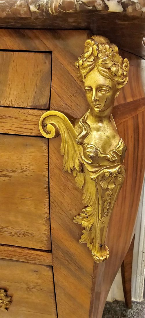 Kommode Rokoko Frankreich Louis XV Gestempelt I.DUBOIS um 1760 Jacques Dubois 1693-1763 Maître 5. September 1742