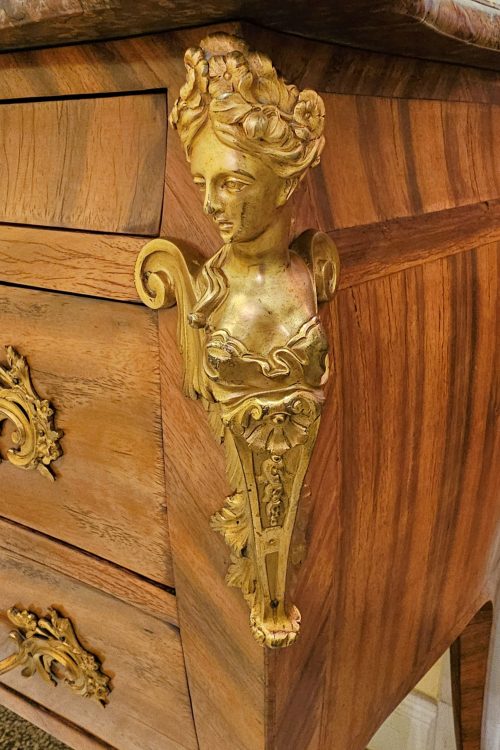 Kommode Rokoko Frankreich Louis XV Gestempelt I.DUBOIS um 1760 Jacques Dubois 1693-1763 Maître 5. September 1742