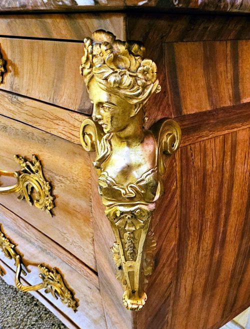 Kommode Rokoko Frankreich Louis XV Gestempelt I.DUBOIS um 1760 Jacques Dubois 1693-1763 Maître 5. September 1742