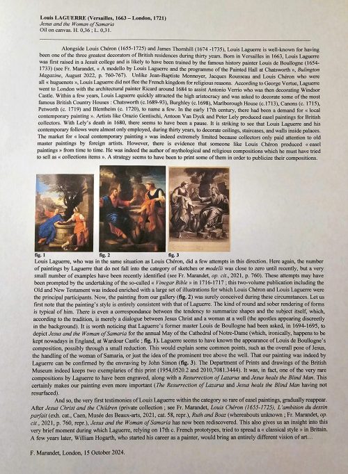 Louis Laguerre (Versailles, 1663 – London, 1721) "Begegnung der Samariterin Photina mit Jesus am Jakobsbrunnen"