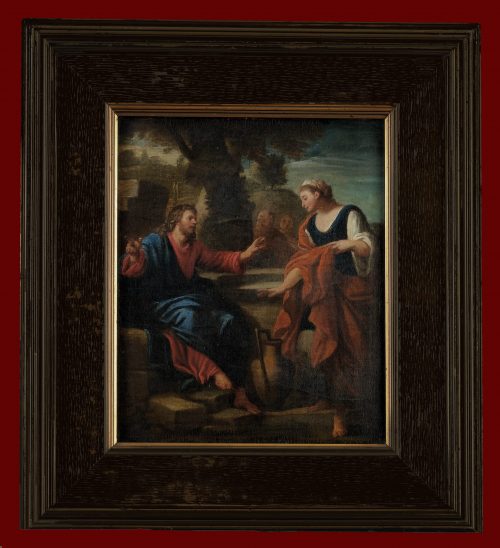 Louis Laguerre (Versailles, 1663 – London, 1721) "Begegnung der Samariterin Photina mit Jesus am Jakobsbrunnen"