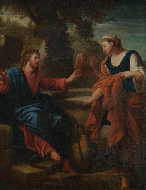 Alternative view of Louis Laguerre  (Versailles, 1663 – London, 1721)  "Begegnung der Samariterin Photina mit Jesus am Jakobsbrunnen"