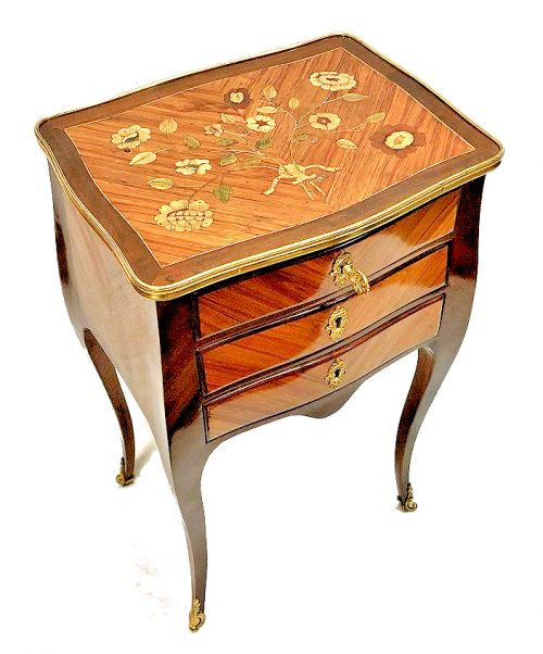 Alternative view of Beistelltisch Rokoko Gueridon Louis XV Frankreich um 1765