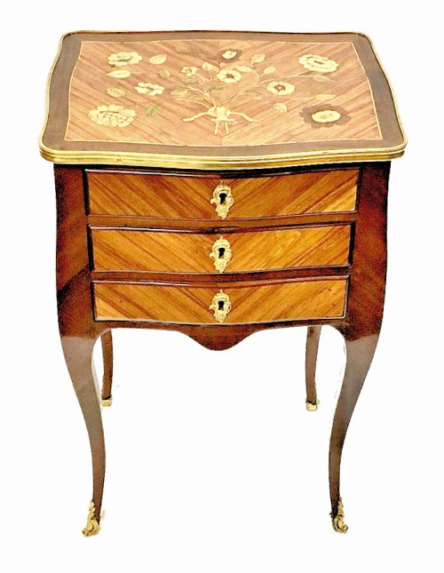 Beistelltisch Rokoko Gueridon Louis XV Frankreich um 1765