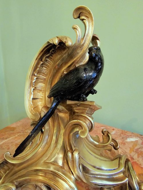 Kaminböcke Rokoko Louis XV um 1750 Frankreich Jacques Caffieri 1678-1755 H. 34 cm, L. 30 cm, T. 14 cm